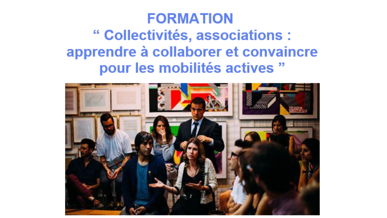 Formation Collectivités, associations : apprendre à coopérer et convaincre pour les mobilités actives